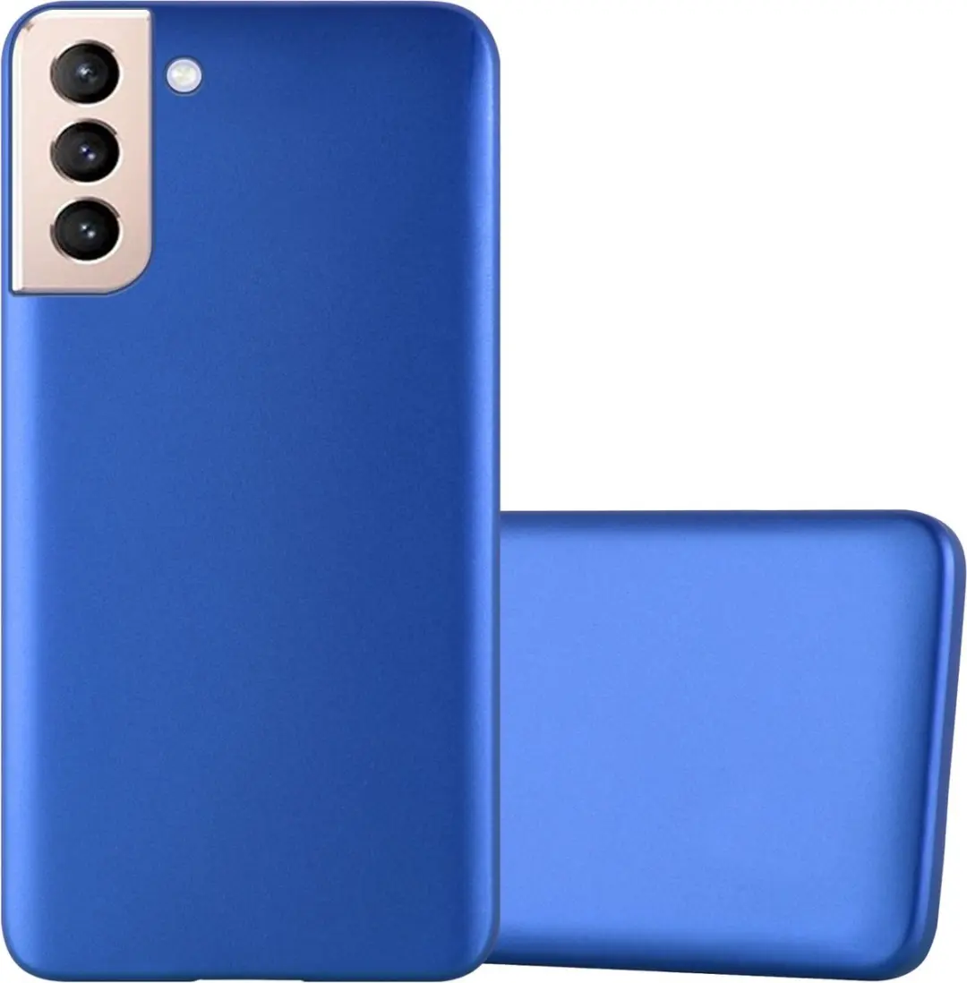 Cadorabo Hoesje geschikt voor Samsung Galaxy S22 PLUS in METAAL BLAUW