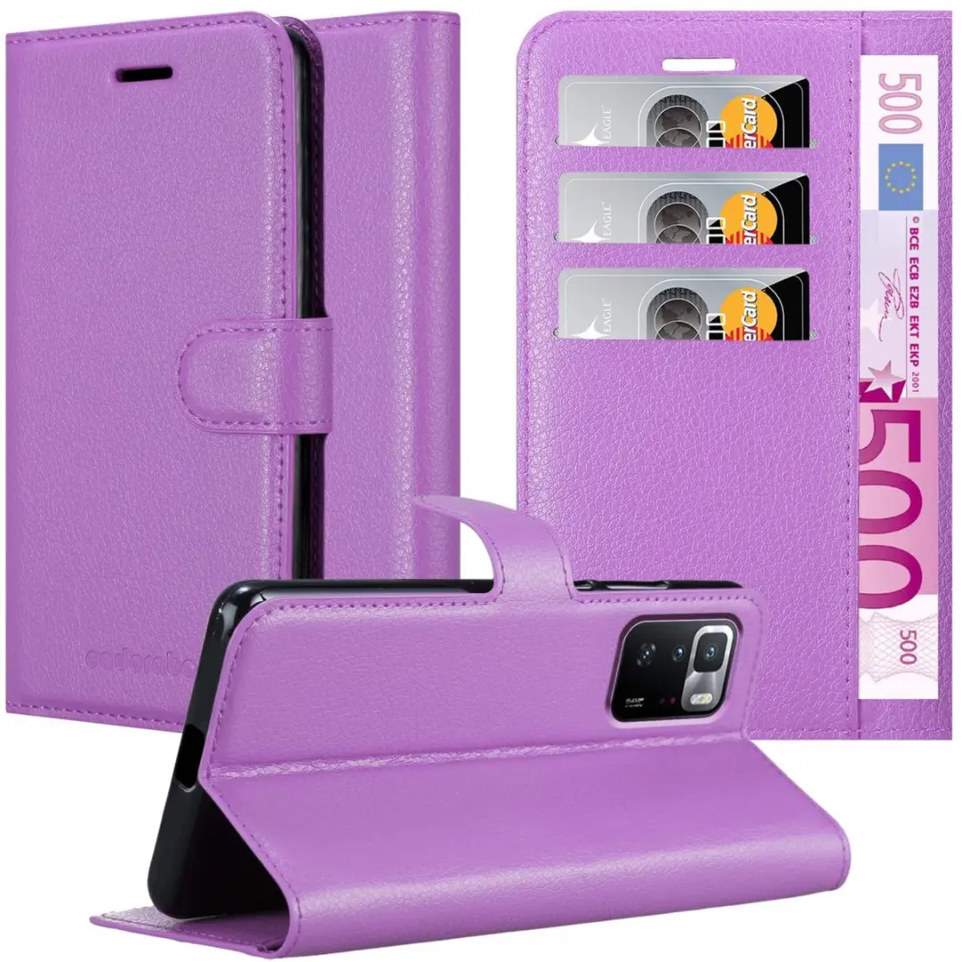 Cadorabo Hoesje geschikt voor Xiaomi POCO X3 GT in MANGAAN PAARS