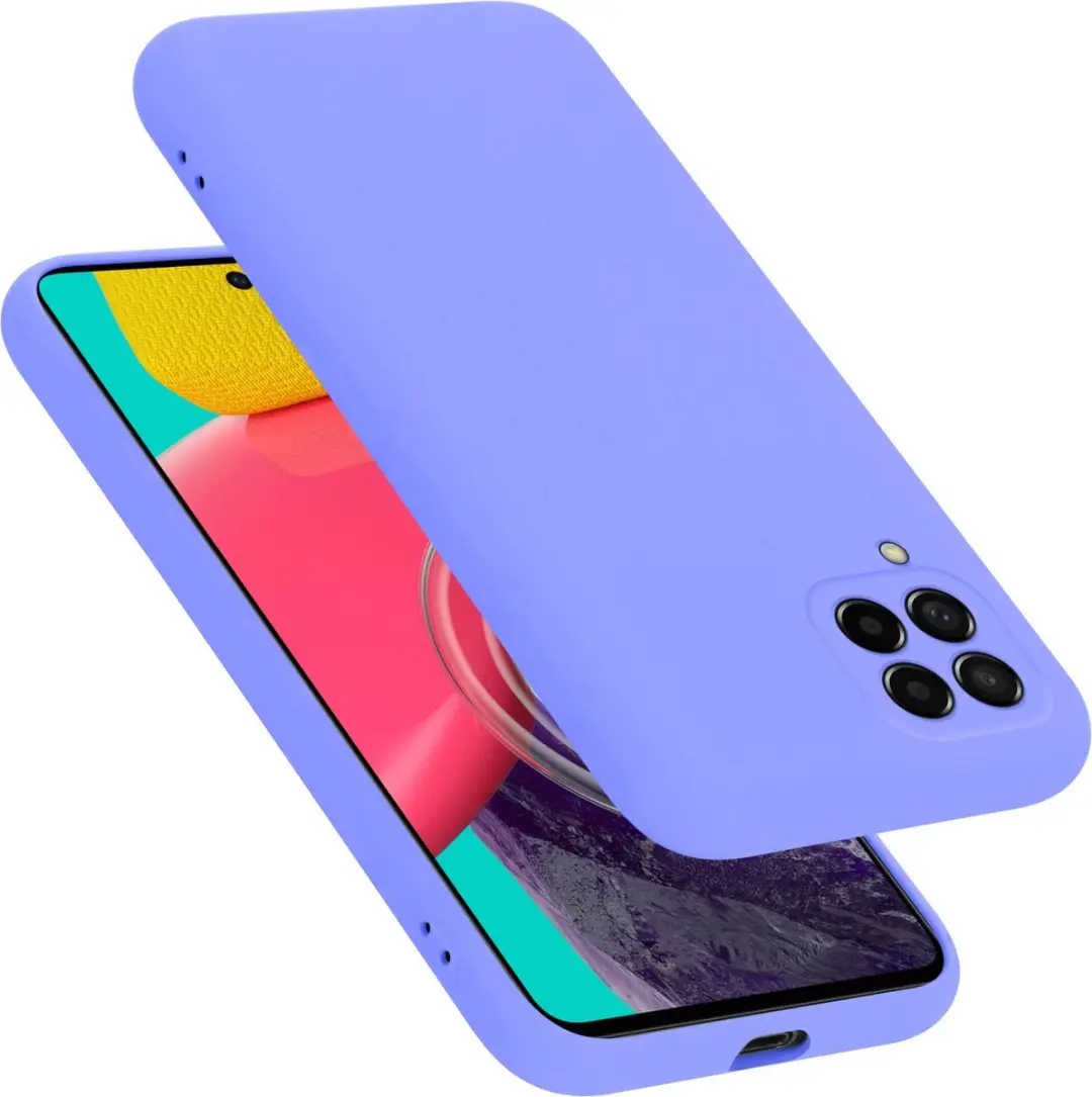 Cadorabo Hoesje geschikt voor Samsung Galaxy M53 5G in LIQUID LICHT PAARS