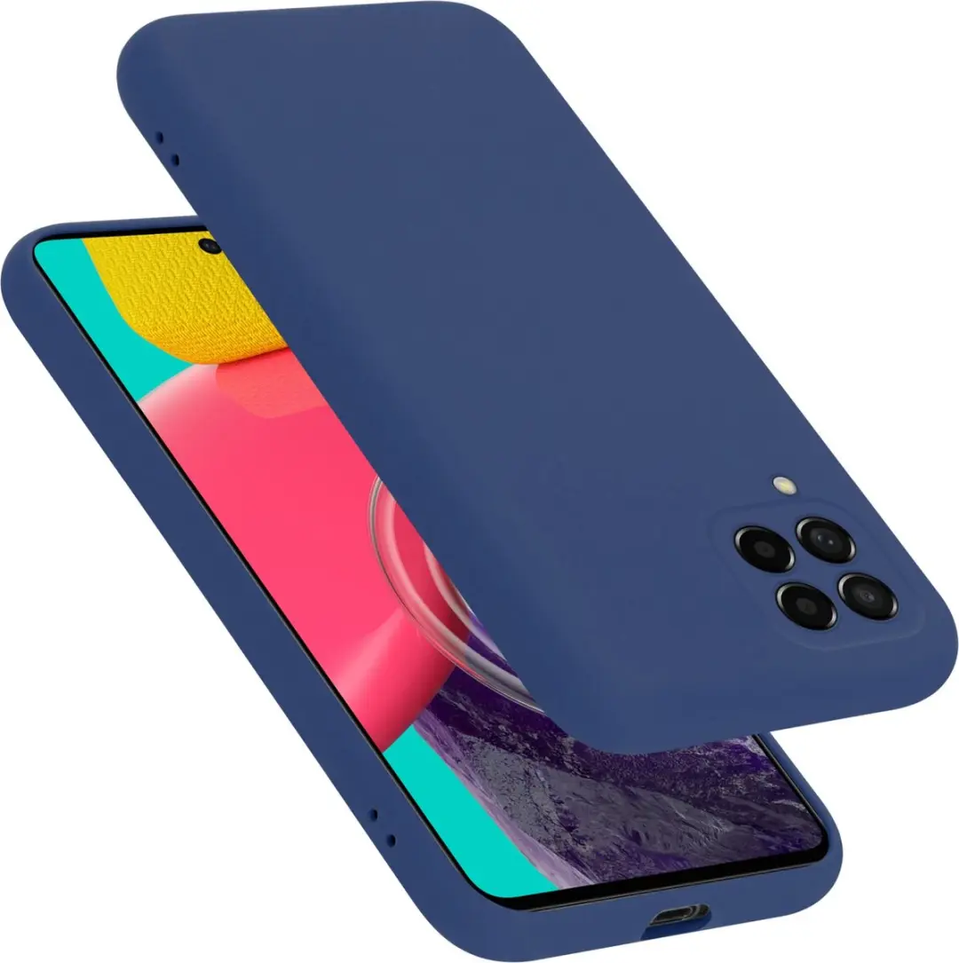 Cadorabo Hoesje geschikt voor Samsung Galaxy M53 5G in LIQUID BLAUW