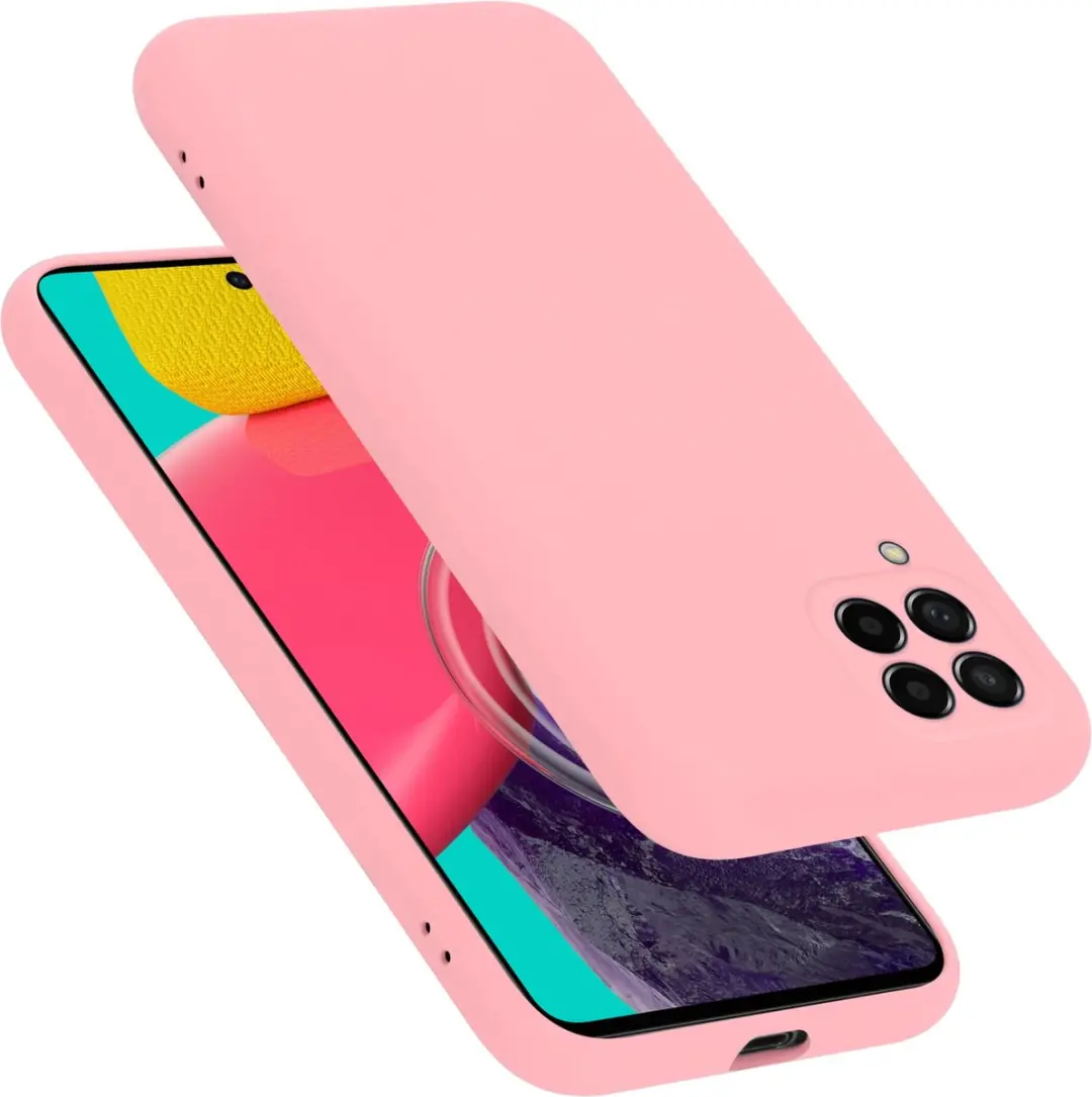 Cadorabo Hoesje geschikt voor Samsung Galaxy M53 5G in LIQUID ROZE