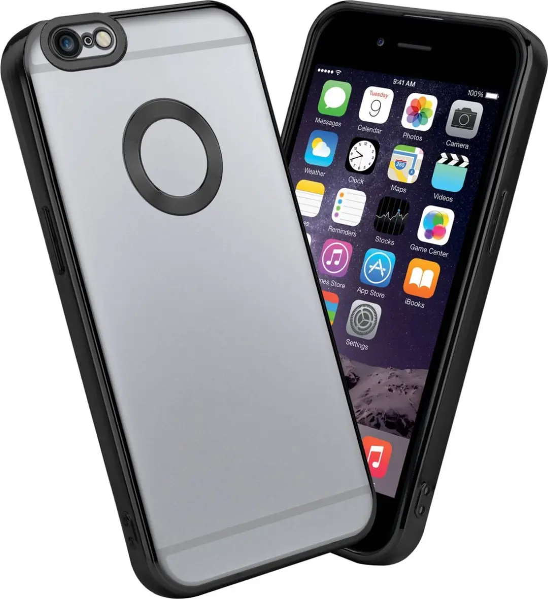 Cadorabo Hoesje geschikt voor Apple iPhone 6 / 6S in Transparant