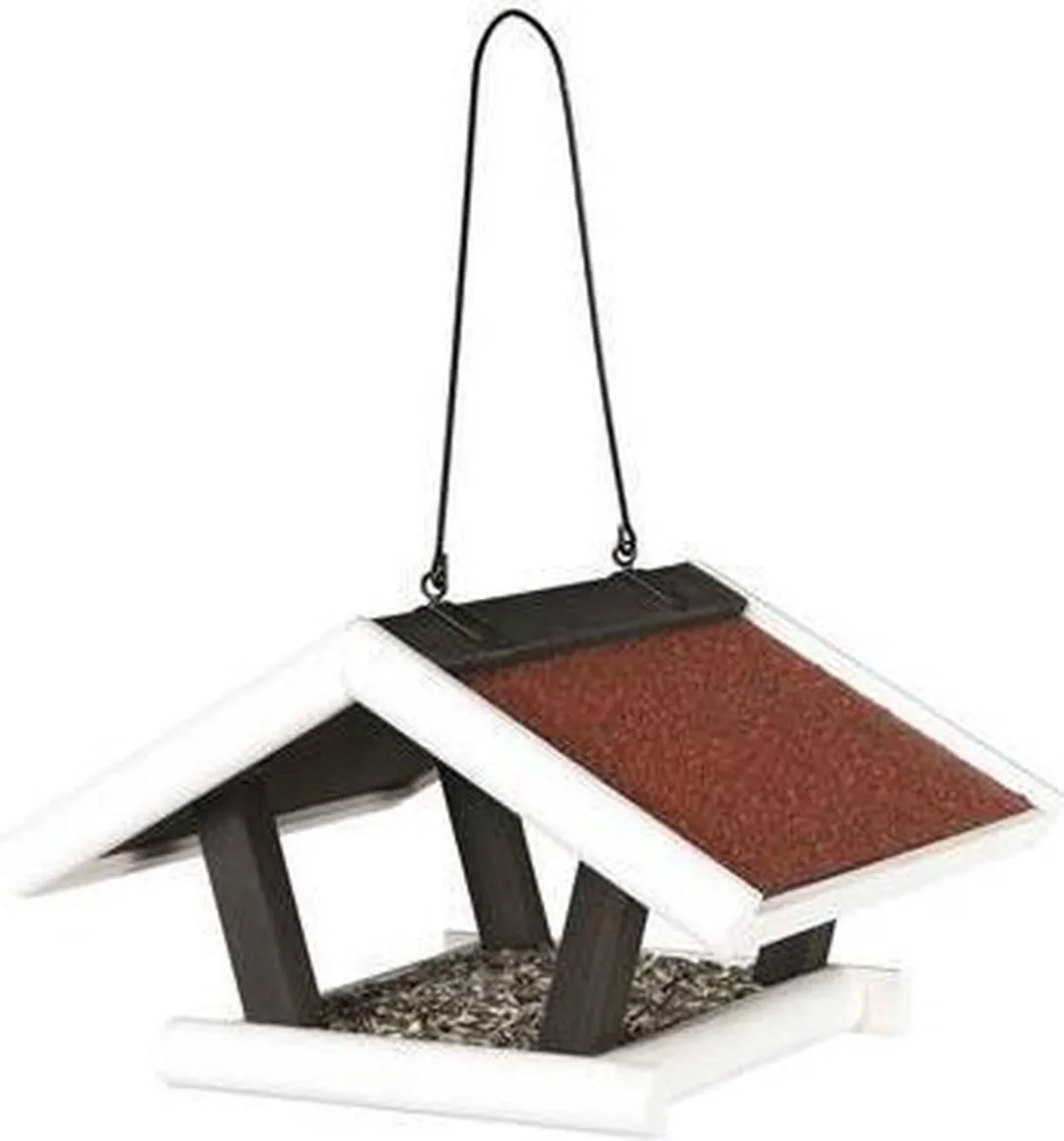 Trixie Natura Modern Vogelhuis - Hangend - 17x19x14cm - Zwart/Wit - afbeelding 2 van 2