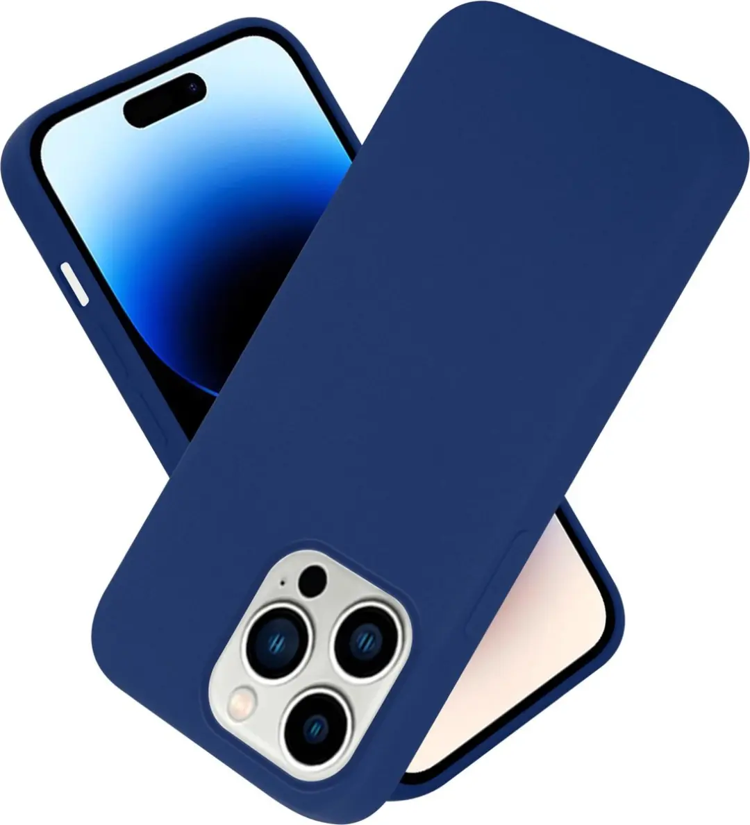Cadorabo Hoesje geschikt voor Apple iPhone 14 PRO in LIQUID BLAUW