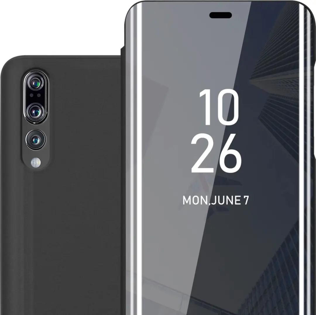 Cadorabo Hoesje geschikt voor Huawei P20 PRO / P20 PLUS in TOERMALIJN ZWART