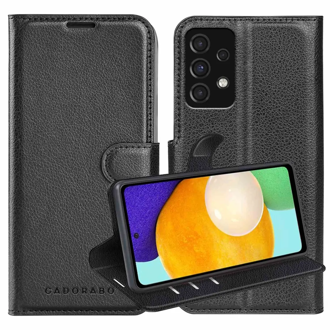 Cadorabo Hoesje geschikt voor Samsung Galaxy A52 (4G / 5G) / A52s in PHANTOM ZWA