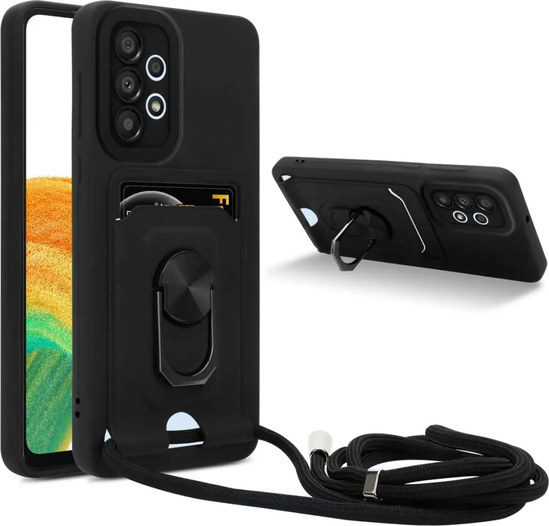 Cadorabo Telefoonketting Hoesje met standfunctie geschikt voor Samsung Galaxy A3