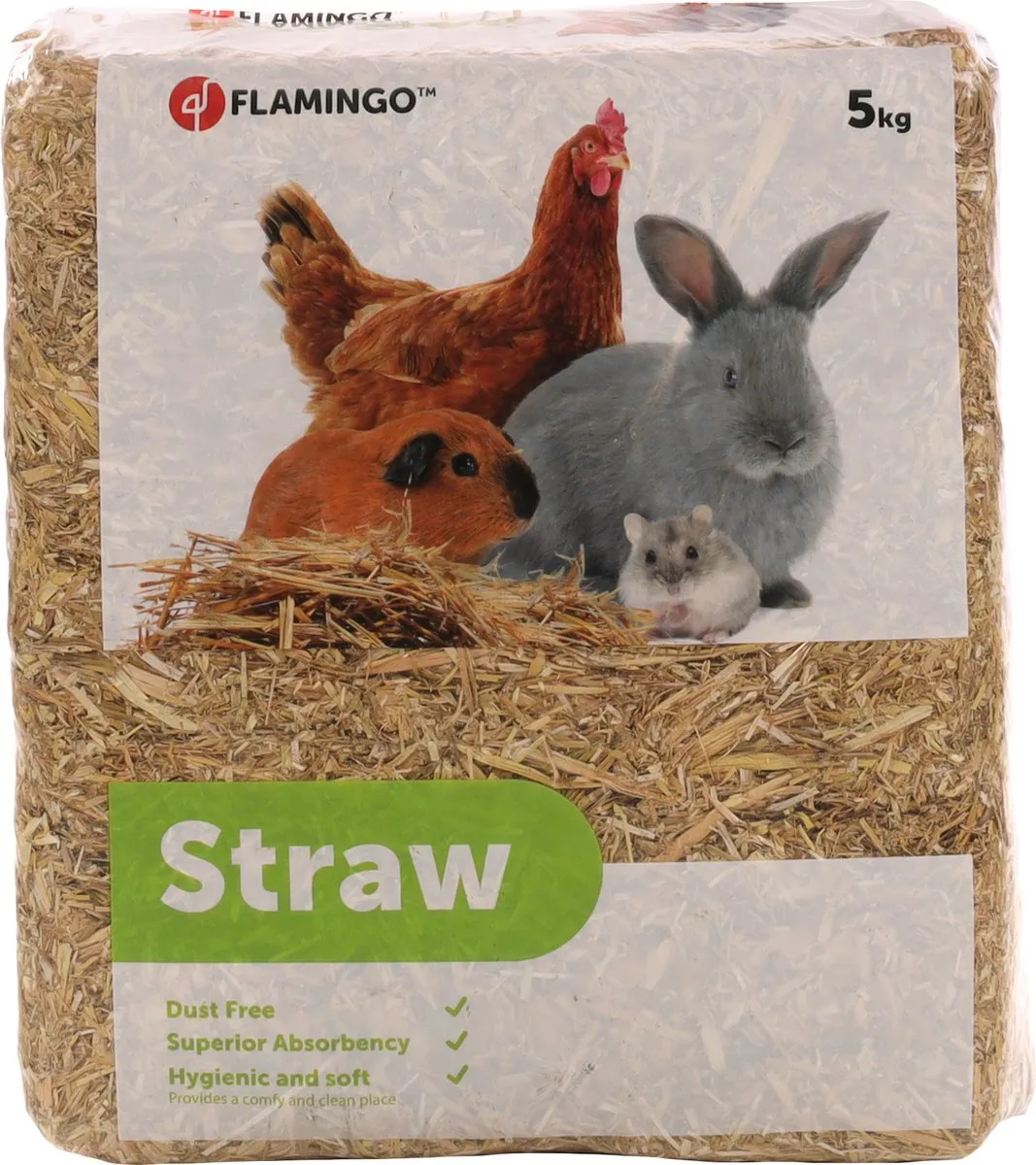 Flamingo Bruin Stro 5kg
