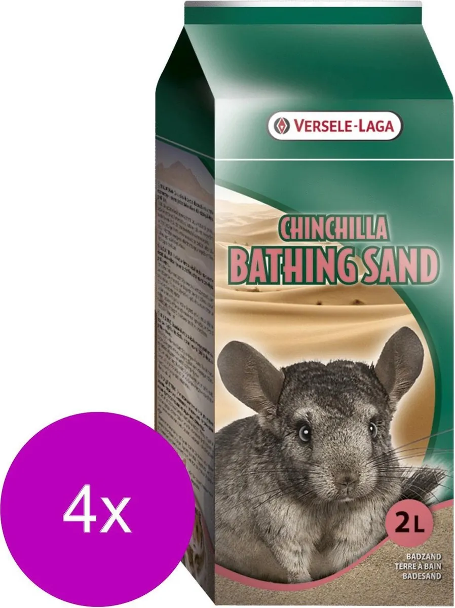 Versele-Laga Chinchilla Badzand Vachtverzorging