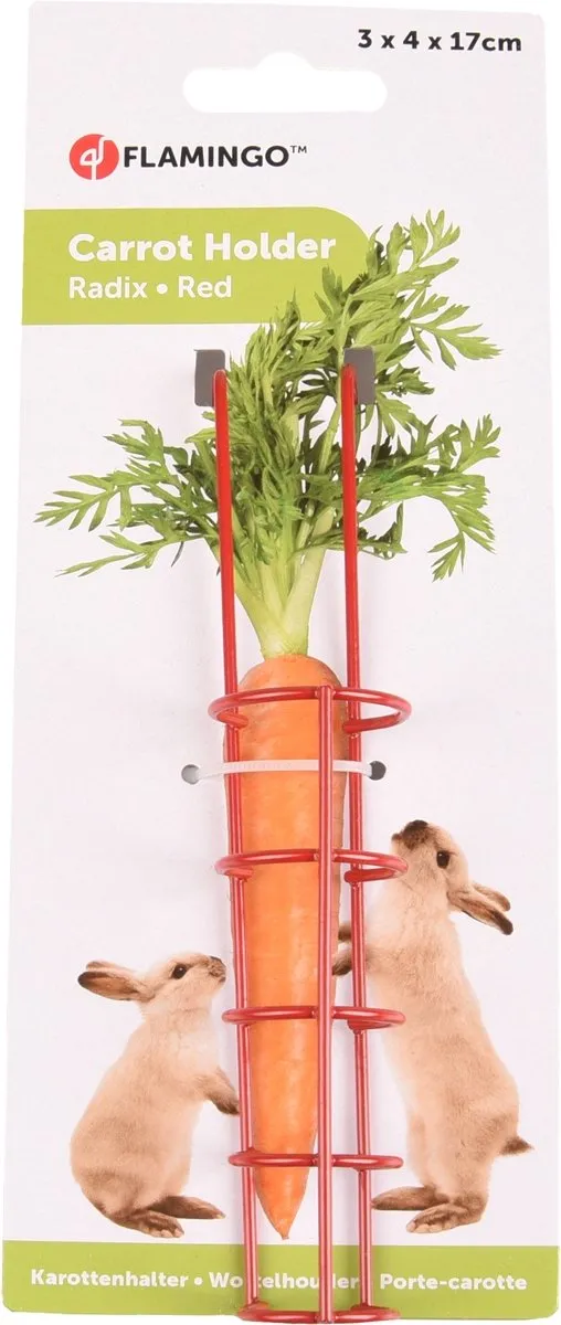Flamingo Radix Wortelhouder - Rood 17cm