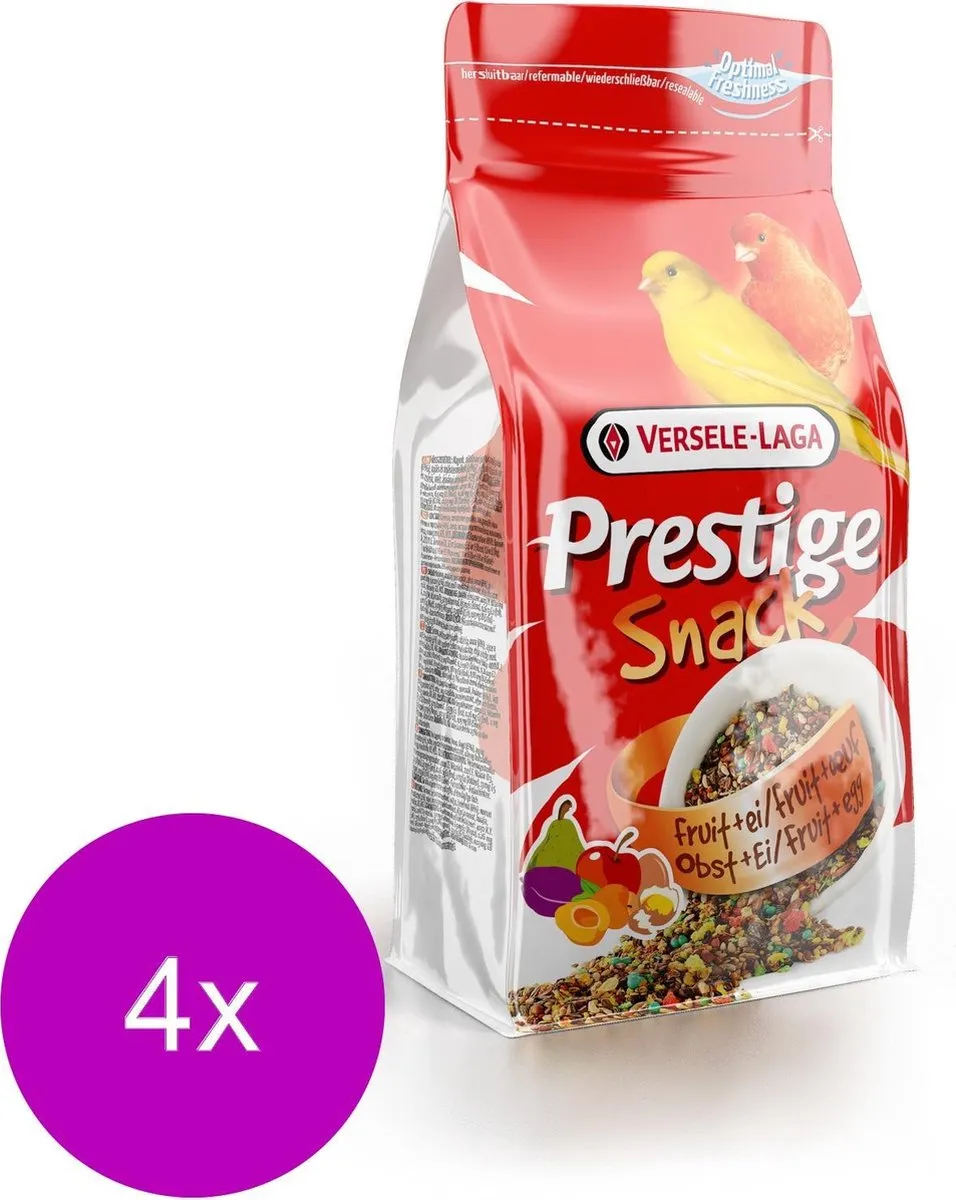 Versele-Laga Prestige Snack Kanaries Vogelsnack - 4x125g