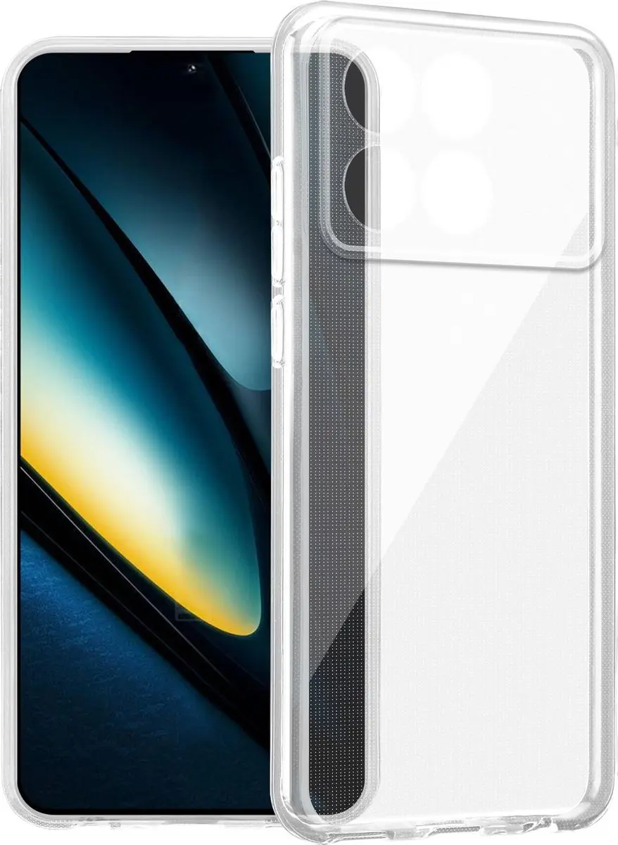 Cadorabo Hoesje geschikt voor Xiaomi Poco F6 Pro in VOLLEDIG TRANSPARANT