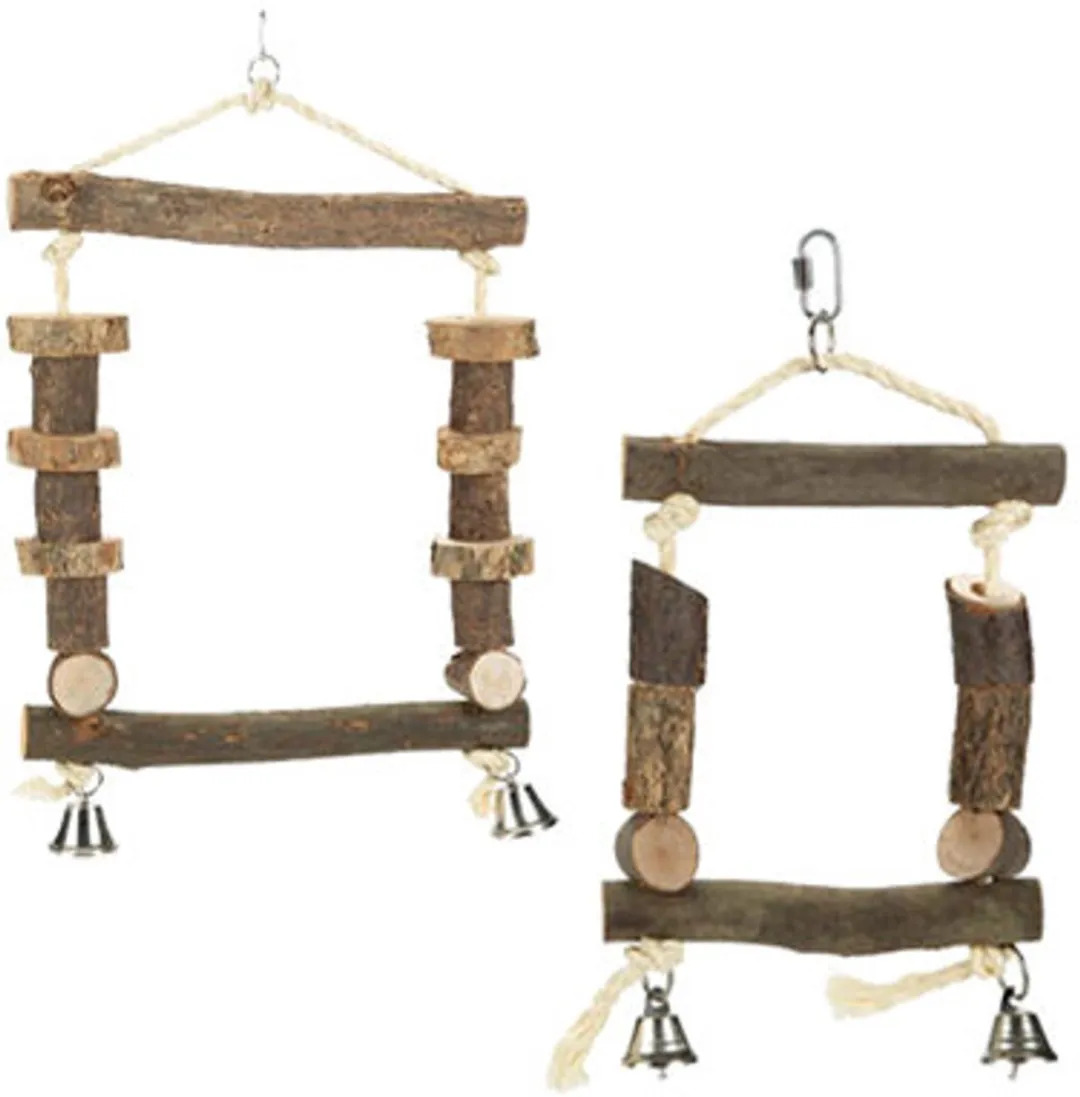 Beeztees Vogelschommel Tomi 45cm - Bruin