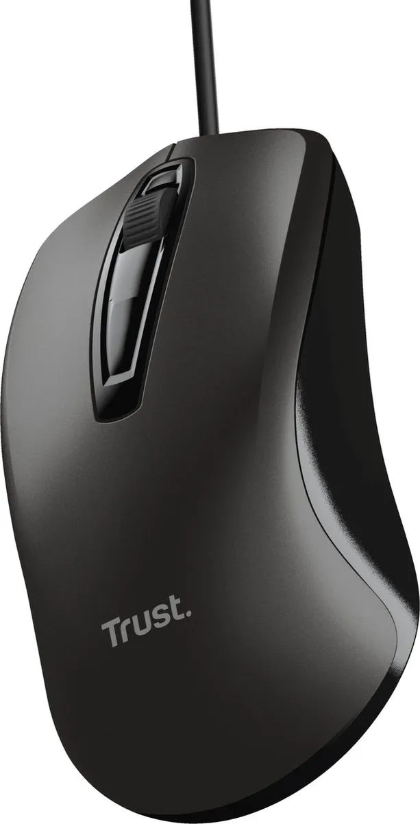 Trust Optische Muis 24657 - Bedraad 1200 DPI - Zwart