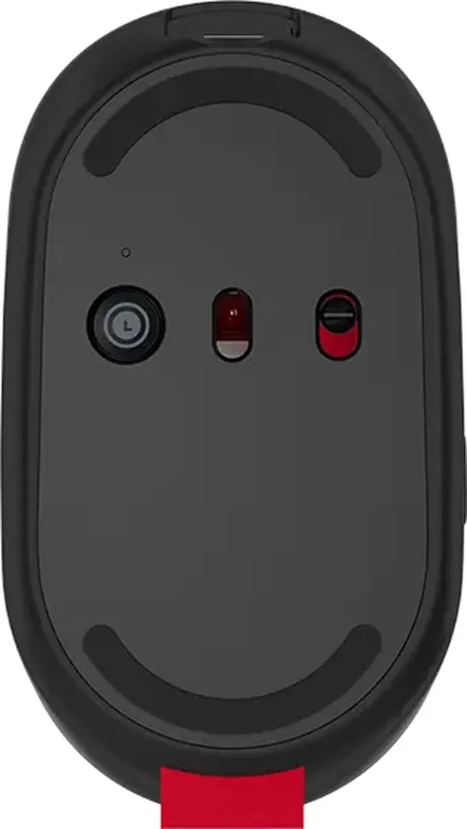 Lenovo Go Multi-Device Muis 4Y51C21217 - 2400 DPI - Zwart/Grijs