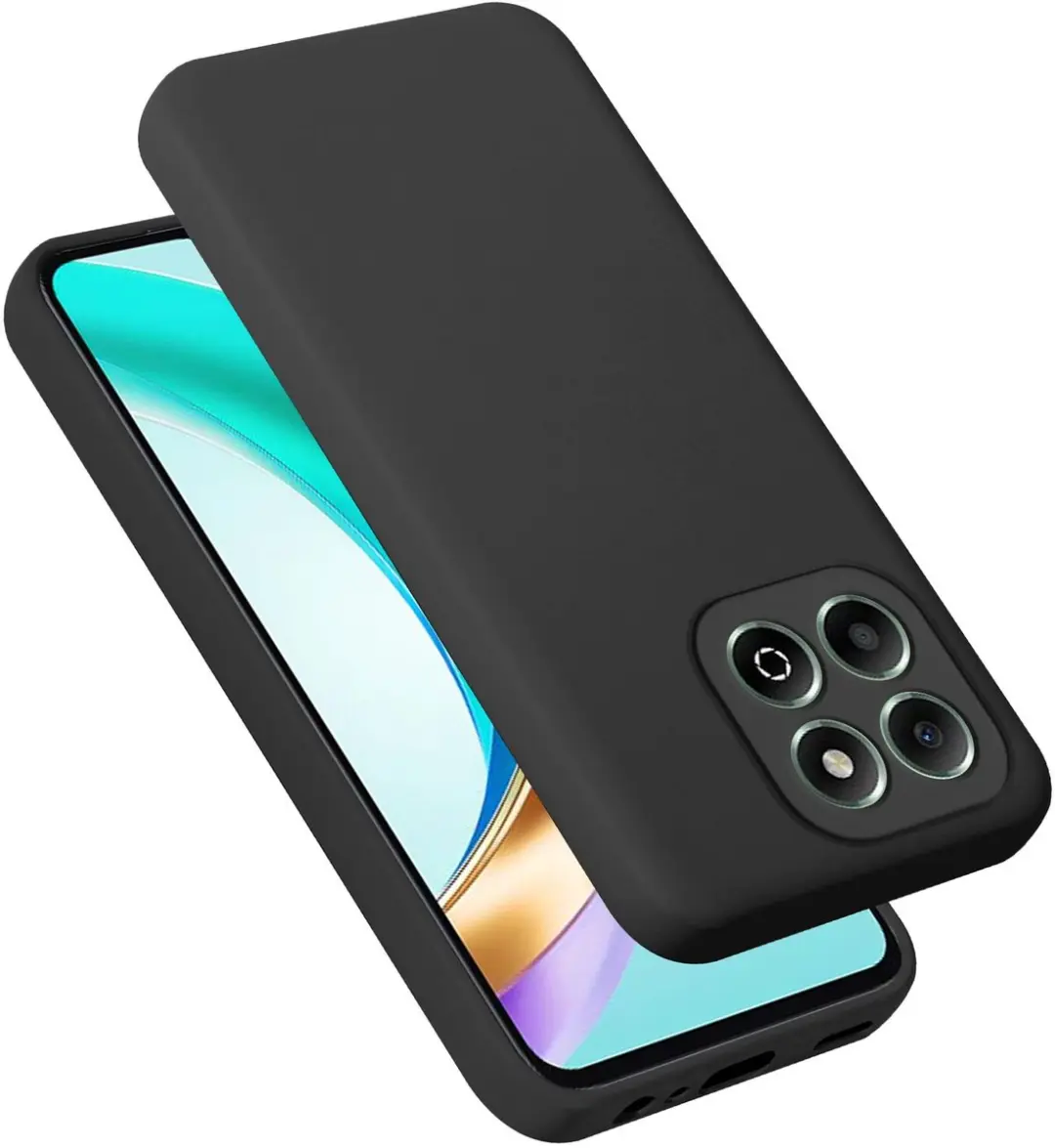 Cadorabo Hoesje geschikt voor Honor X6b in LIQUID ZWART