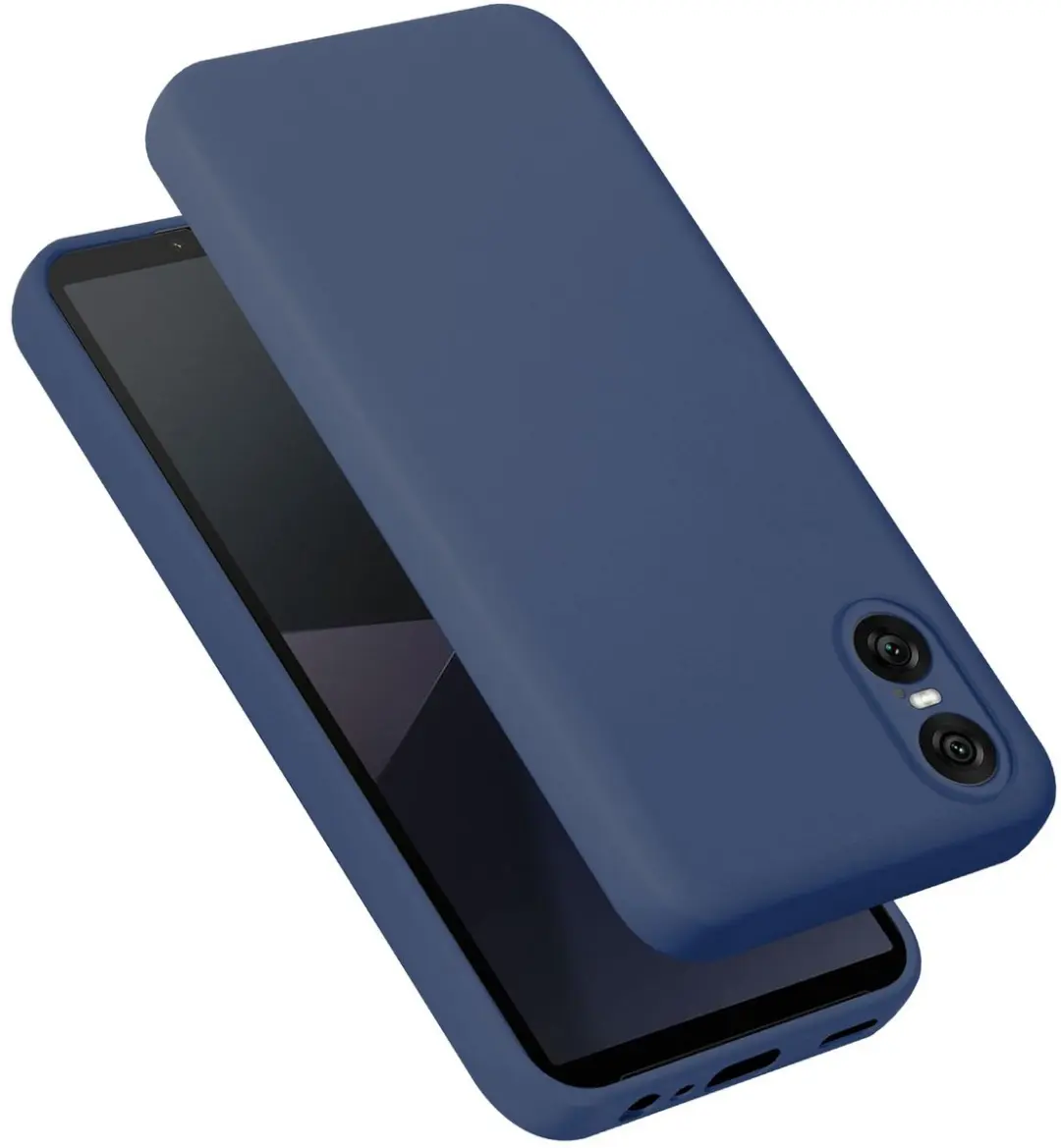 Cadorabo Hoesje geschikt voor Sony Xperia 10 VI in LIQUID BLAUW