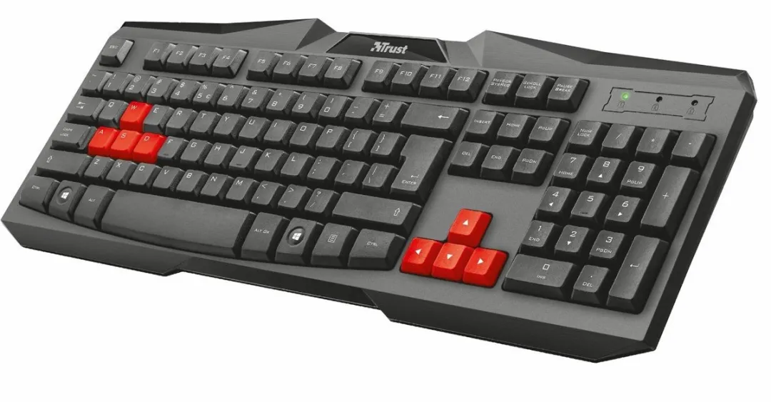 Trust Ziva IT Gaming Toetsenbord Zwart-Rood