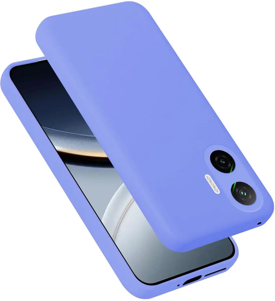 Cadorabo Hoesje geschikt voor Xiaomi Poco F7 5G Case in Liquid Lichte Paars Besc