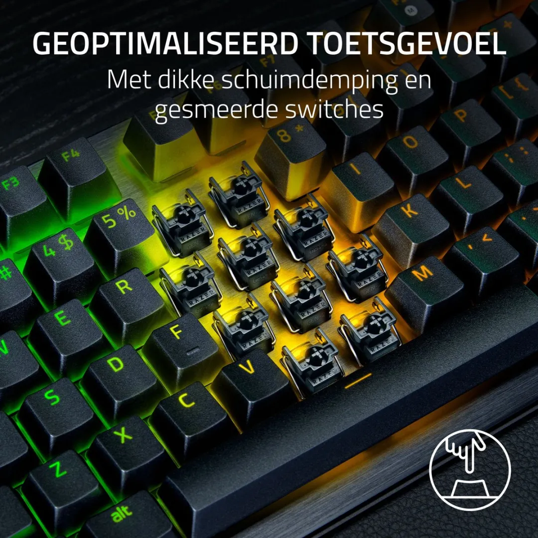 Razer Huntsman V3 Pro RZ03-05530100-R3M1 Gaming Toetsenbord - 8KHz - Zwart - afbeelding 6 van 6