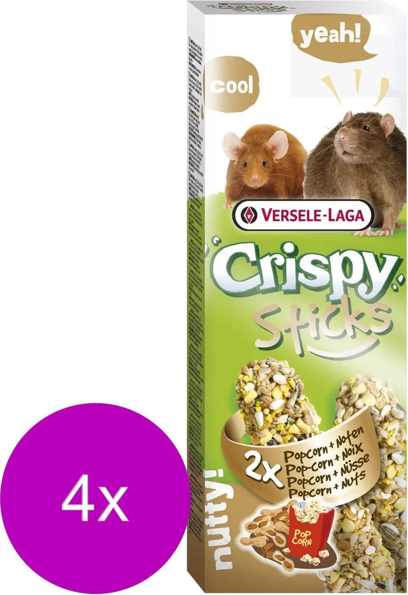 Versele-Laga Crispy Sticks Rat&Muis Popcorn 220g