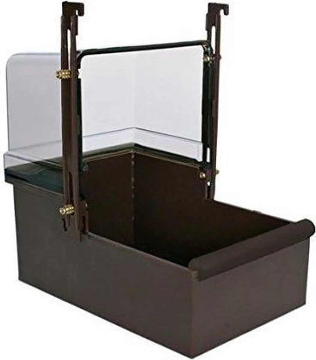 Trixie Vogelbad voor Papegaaien Hangend - 16x22x26cm - Groen - afbeelding 5 van 6