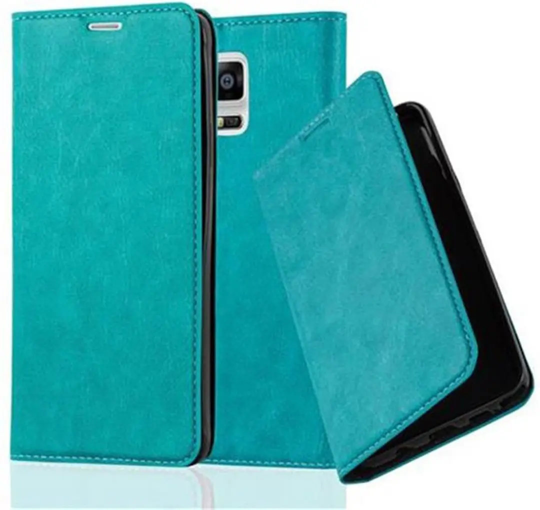 Cadorabo Hoesje geschikt voor Samsung Galaxy NOTE 4 in BENZINE TURKOOIS