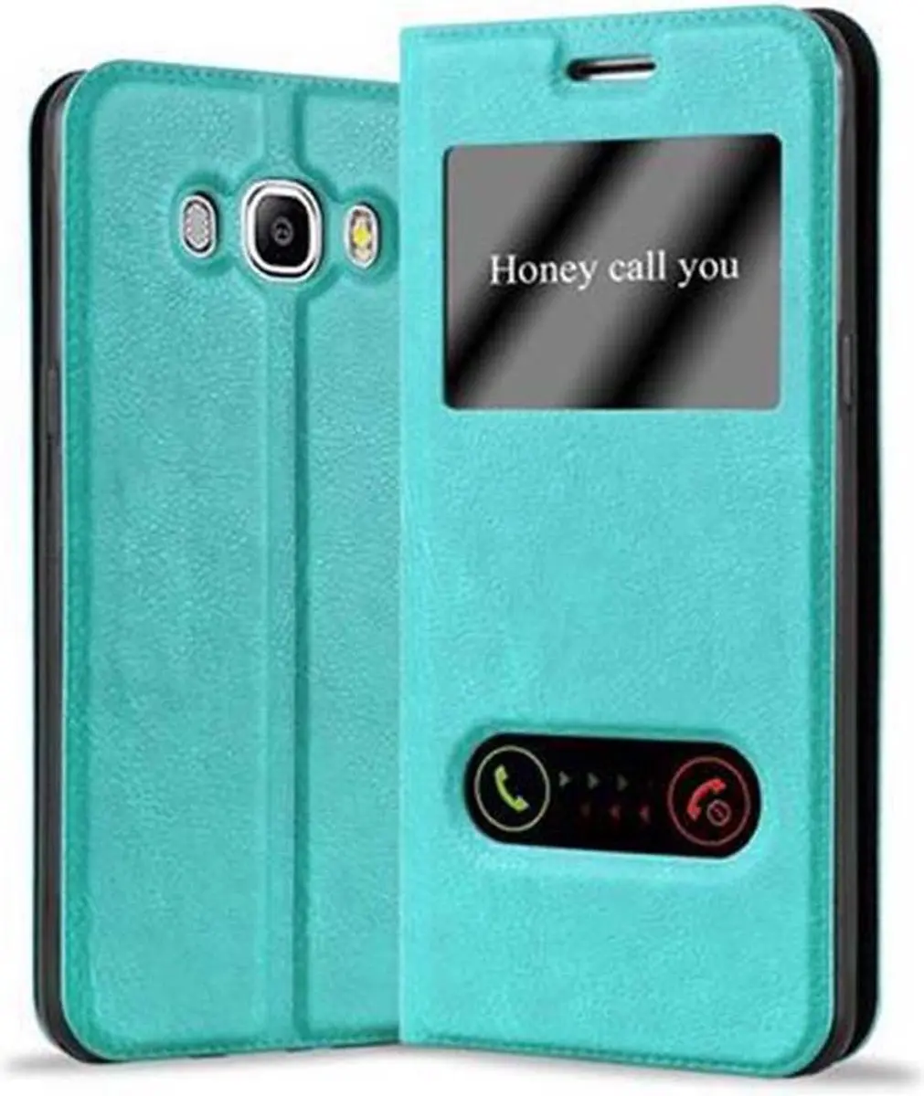 Cadorabo Hoesje geschikt voor Samsung Galaxy J7 2016 in MUNT TURKOOIS