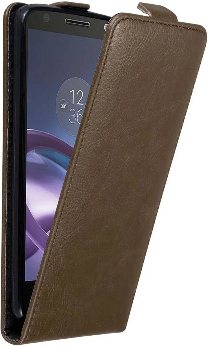 Cadorabo Hoesje geschikt voor Motorola MOTO Z in KOFFIE BRUIN
