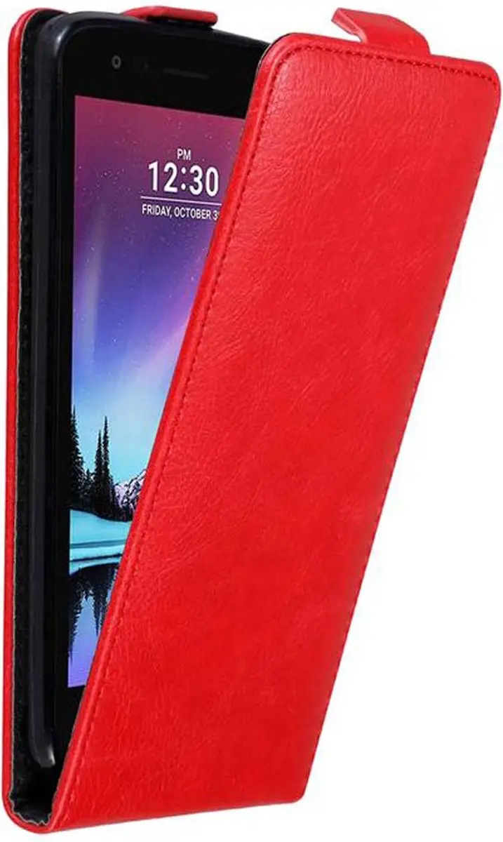 Cadorabo Hoesje geschikt voor LG K4 2017 in APPEL ROOD