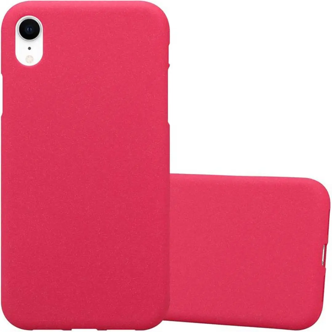 Cadorabo Hoesje geschikt voor Apple iPhone XR in FROST ROOD