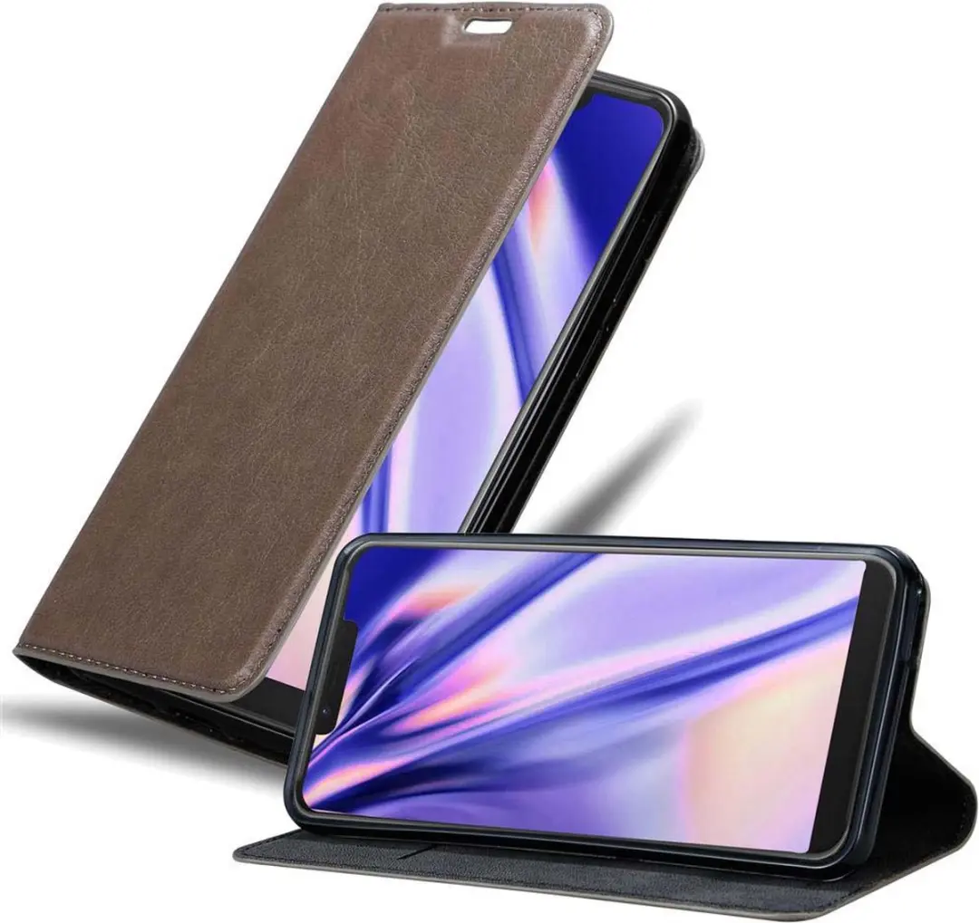 Cadorabo Hoesje geschikt voor WIKO VIEW 2 GO in KOFFIE BRUIN