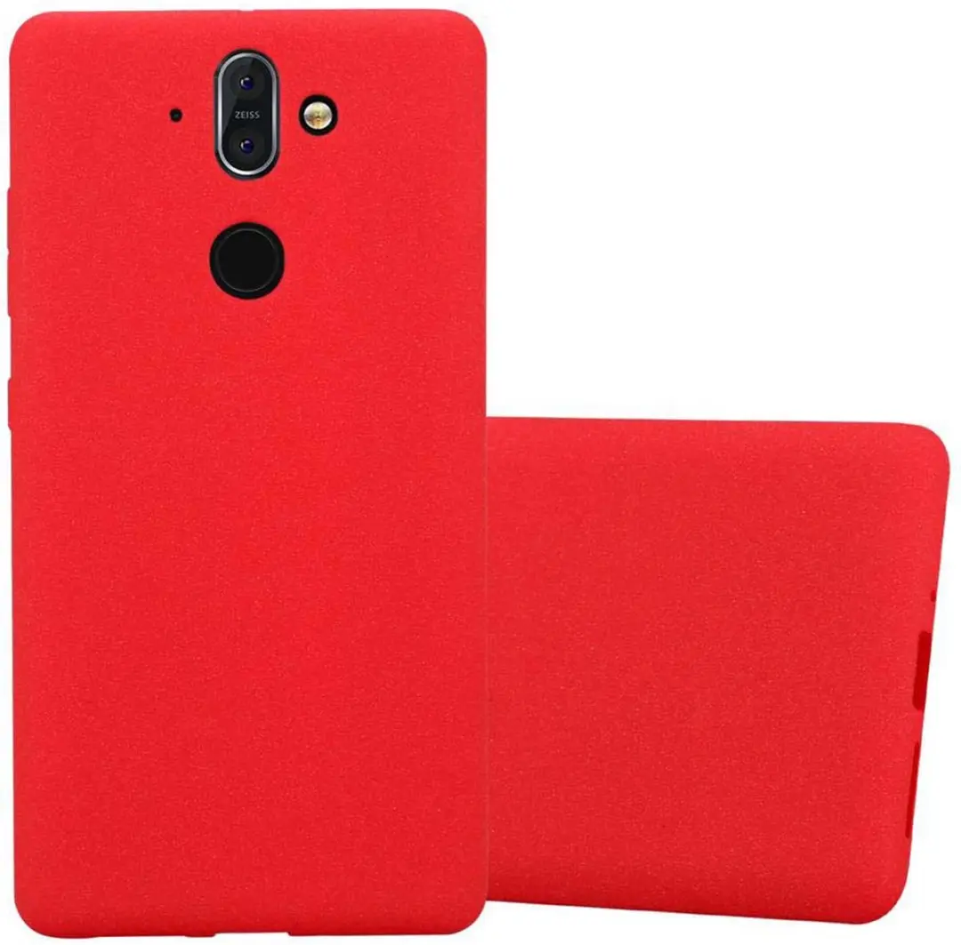 Cadorabo Hoesje geschikt voor Nokia 8 Sirocco in FROST ROOD