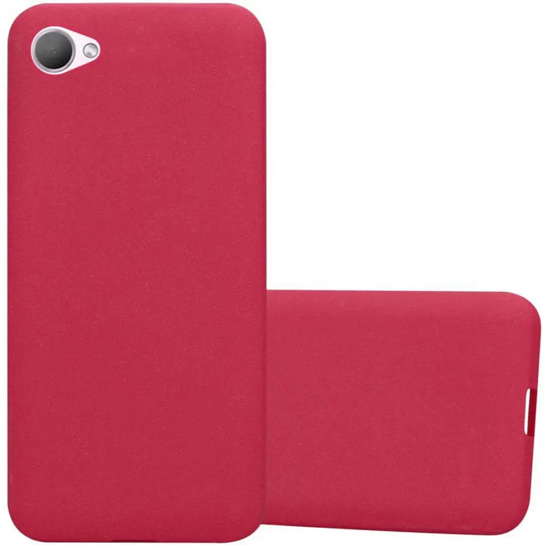 Cadorabo Hoesje geschikt voor HTC Desire 12 in FROST ROOD