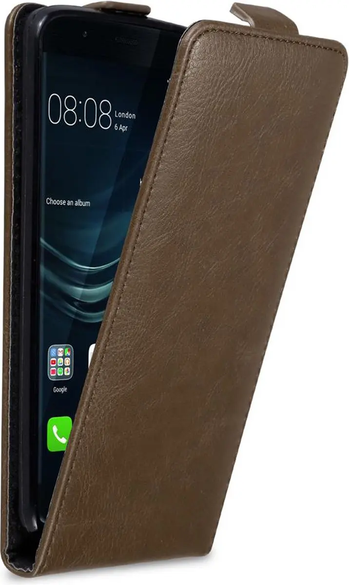 Cadorabo Hoesje geschikt voor Huawei P9 PLUS in KOFFIE BRUIN
