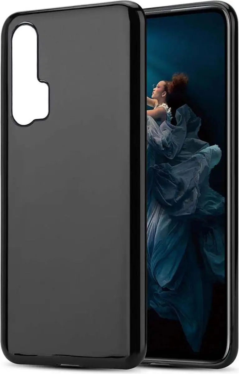Cadorabo Hoesje geschikt voor Honor 20 PRO in ZWART