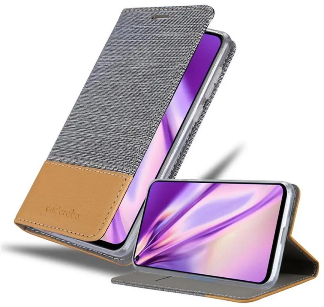 Cadorabo Hoesje geschikt voor Huawei NOVA 5 / 5 PRO in LICHTGRIJS BRUIN