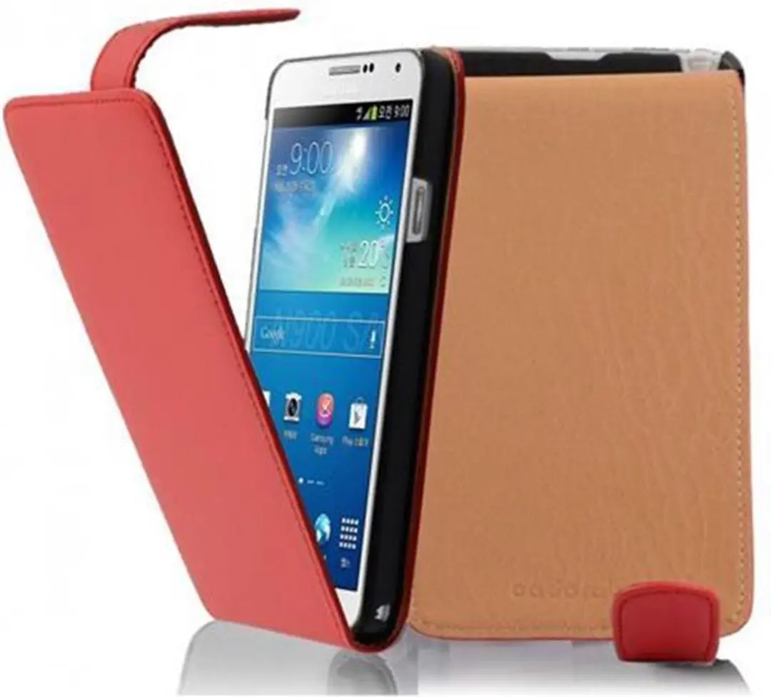 Cadorabo Hoesje geschikt voor Samsung Galaxy NOTE 3 in CHILI ROOD