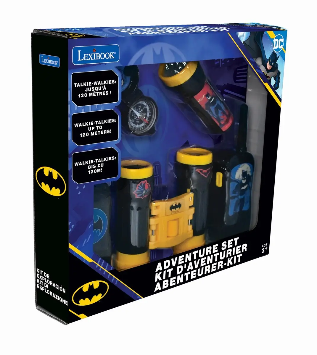 Lexibook Batman Avonturenset Walkietalkies 120m - 2 Handsets - afbeelding 6 van 6