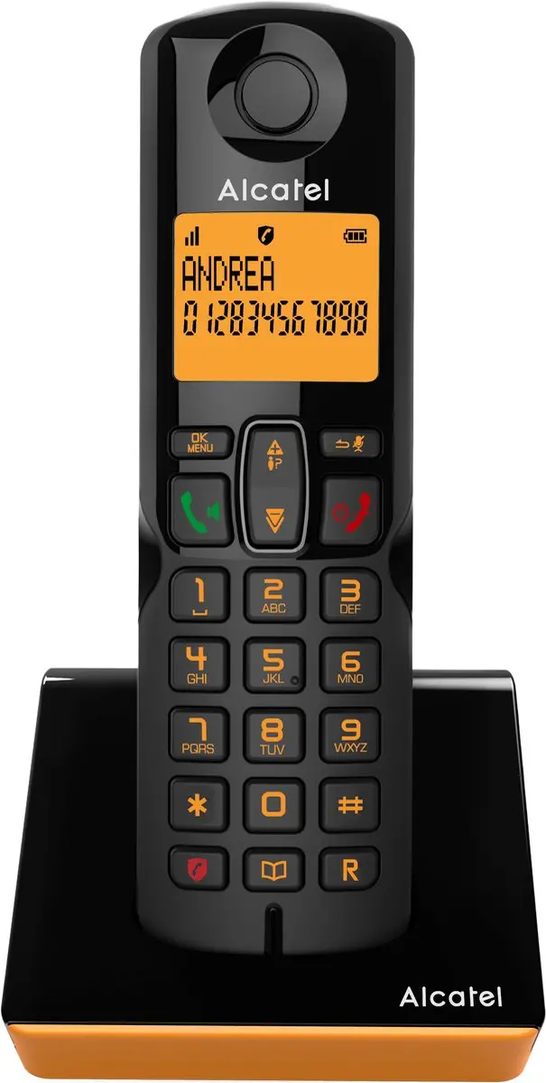 Alcatel S280 Duo Telefoon - Zwart/Oranje - afbeelding 5 van 6