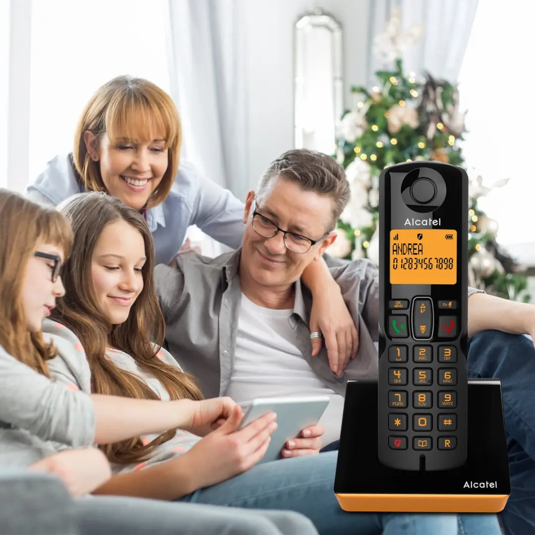 Alcatel S280 Duo Telefoon - Zwart/Oranje - afbeelding 6 van 6