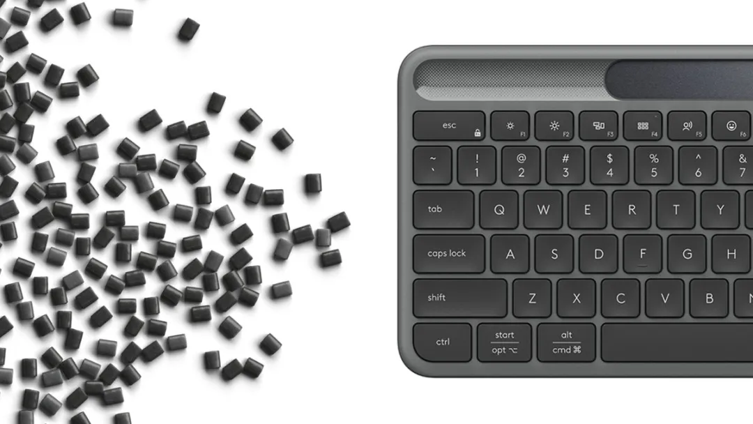 Logitech Signature Slim Solar+ K980 Toetsenbord - QWERTY ISO - Graphite