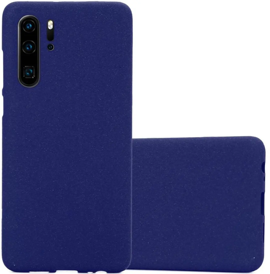 Cadorabo Hoesje geschikt voor Huawei P30 PRO in FROST DONKER BLAUW