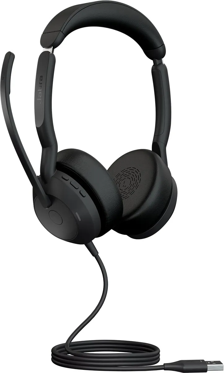 Jabra Evolve2 50 Headset - USB-A - Zwart