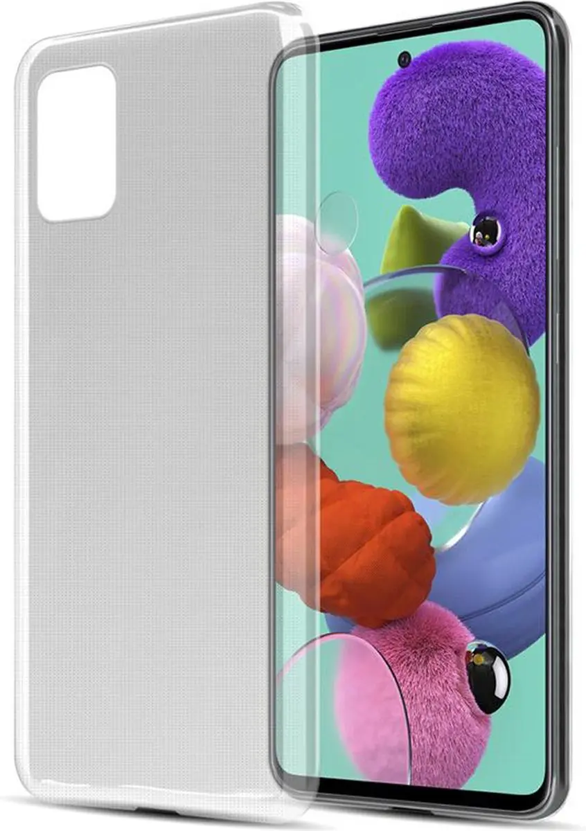 Cadorabo Hoesje geschikt voor Samsung Galaxy A51 5G in VOLLEDIG TRANSPARANT