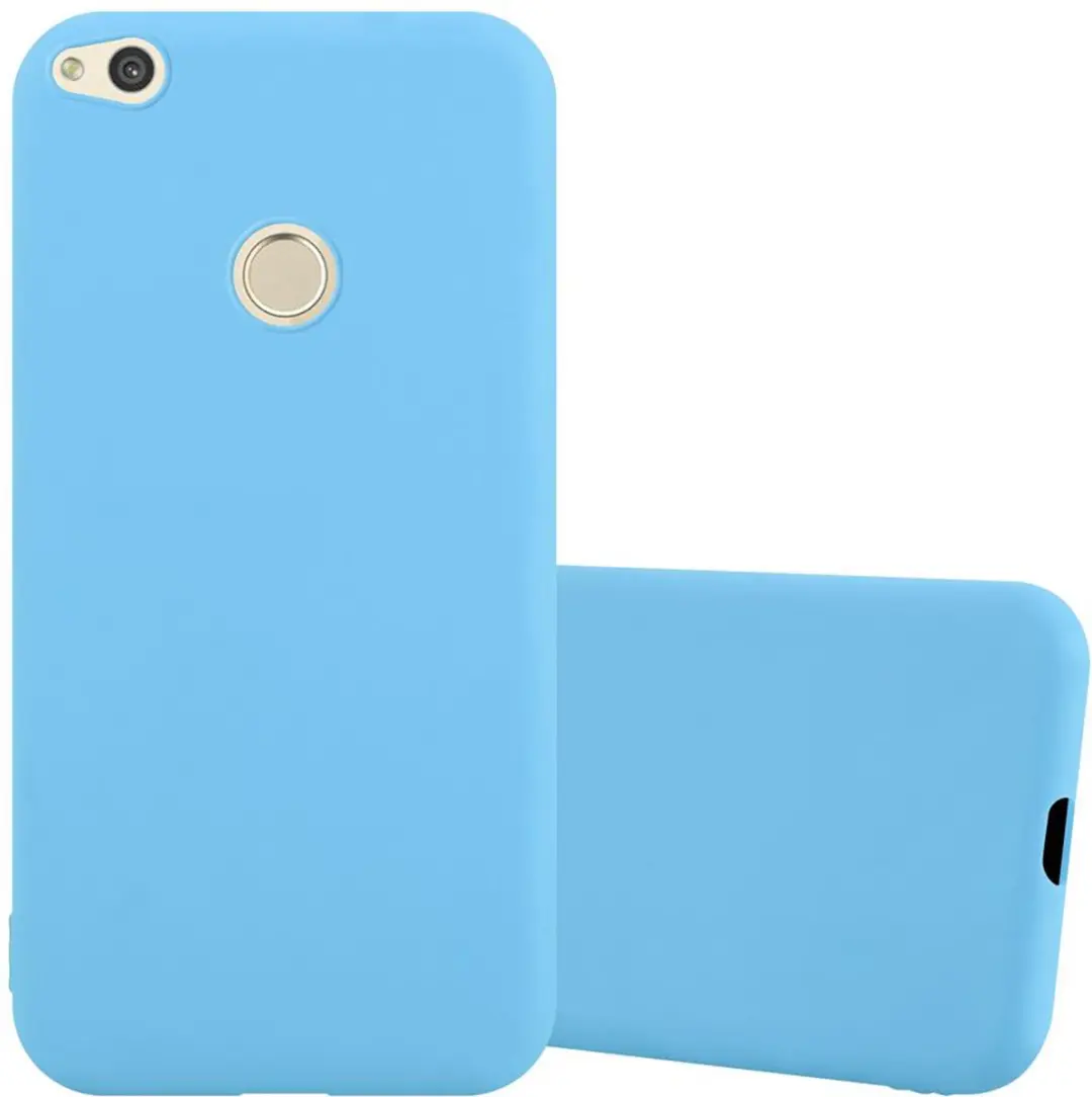 Cadorabo Hoesje geschikt voor Huawei P8 LITE 2017 / P9 LITE 2017 in CANDY BLAUW