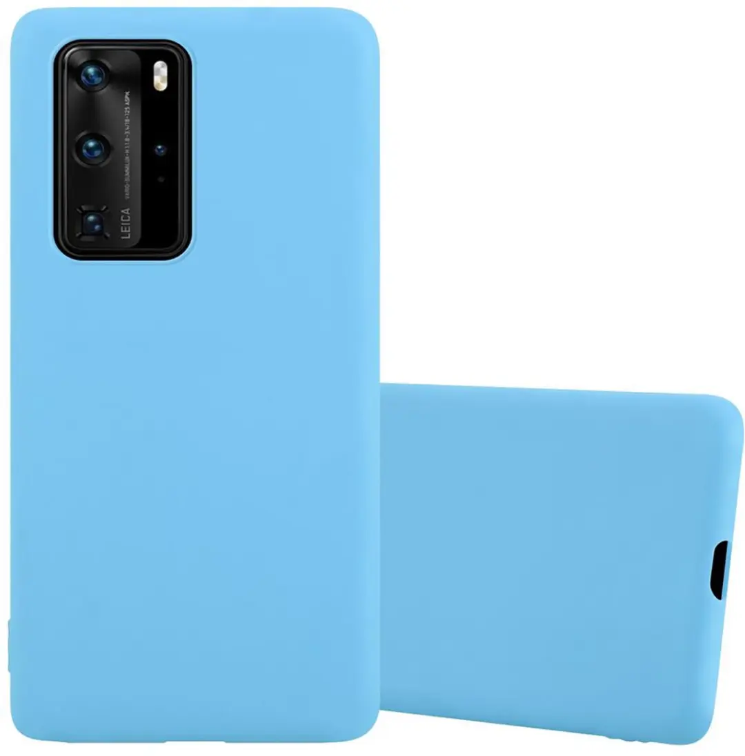 Cadorabo Hoesje geschikt voor Huawei P40 PRO / P40 PRO+ in CANDY BLAUW