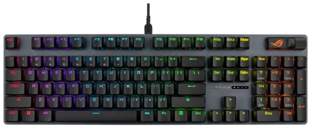 ASUS ROG Strix Scope II X Mechanisch Gaming Toetsenbord - US-layout - Zwart