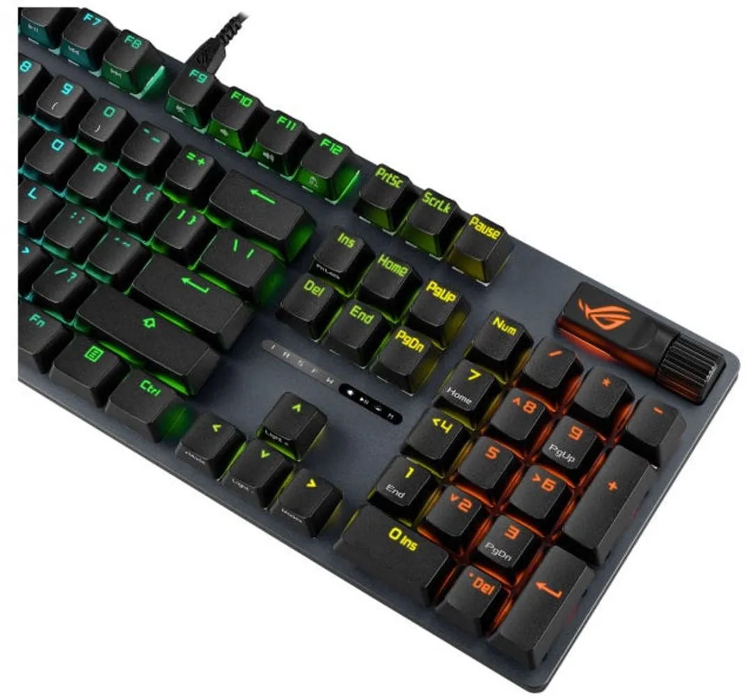 ASUS ROG Strix Scope II X Mechanisch Gaming Toetsenbord - US-layout - Zwart
