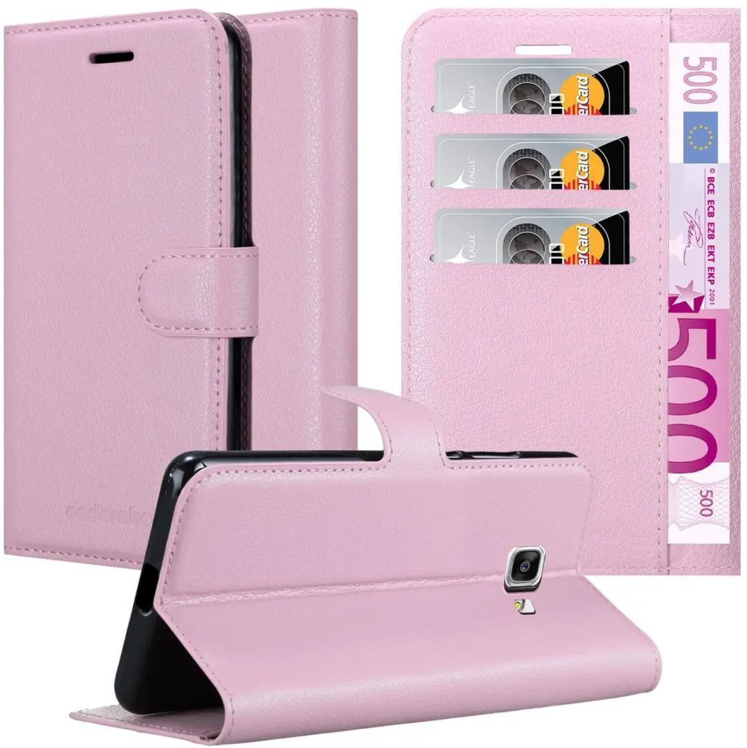 Cadorabo Hoesje geschikt voor Samsung Galaxy A9 2016 in LOTUS ROZE